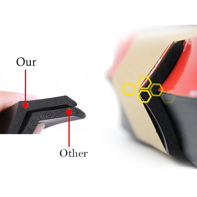 2 5 м бампер для автомобиля Защита губ разветвитель наборы тела спойлер на двери