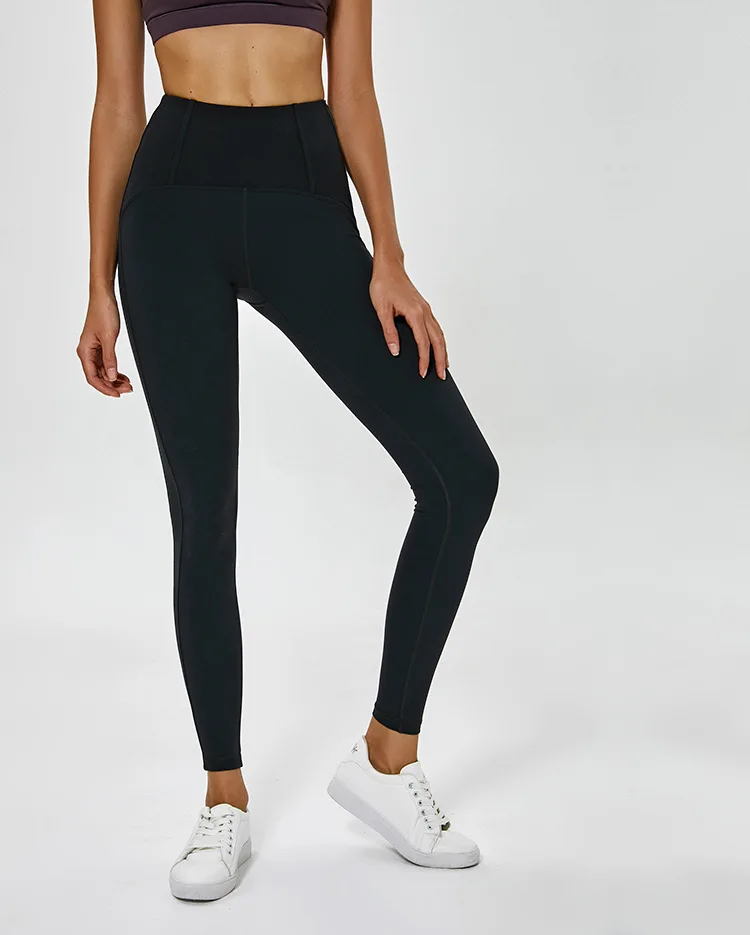 

Women Gym Yoga Nude Fabric Leggings Sports Leggings Fitness Pants