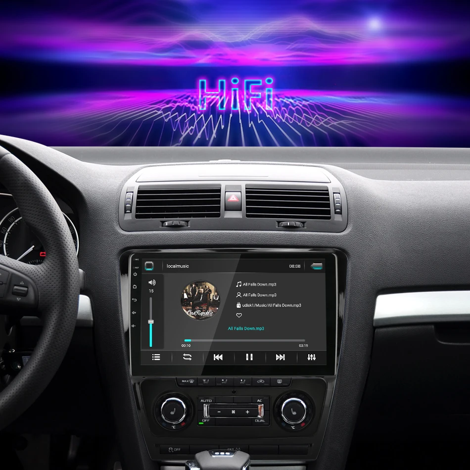 10," 2Din Android 8,1 для 2007- Volkswagen SKODA Octavia 2 A5 автомобильный Радио Мультимедиа Видео плеер Hi-Fi навигация головное устройство
