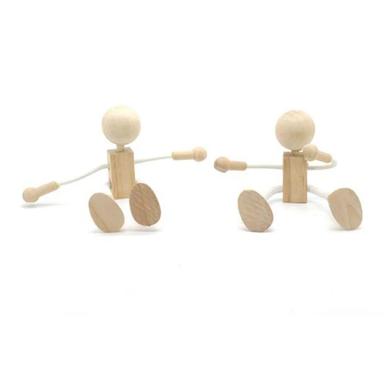 

Children's Hand Painting Tools Children's Educational Toys Gifts DIY Wooden Assembly Transformation Robot