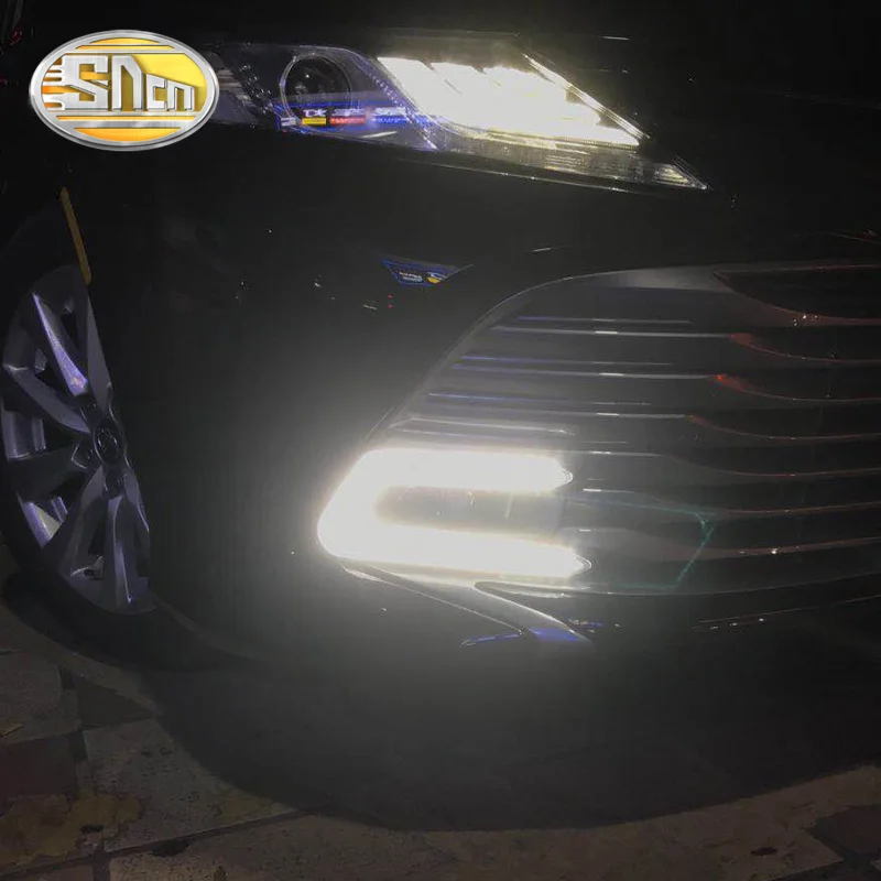 Для Toyota Camry 2018 2019 светодиодсветодиодный дневные ходосветильник бампер