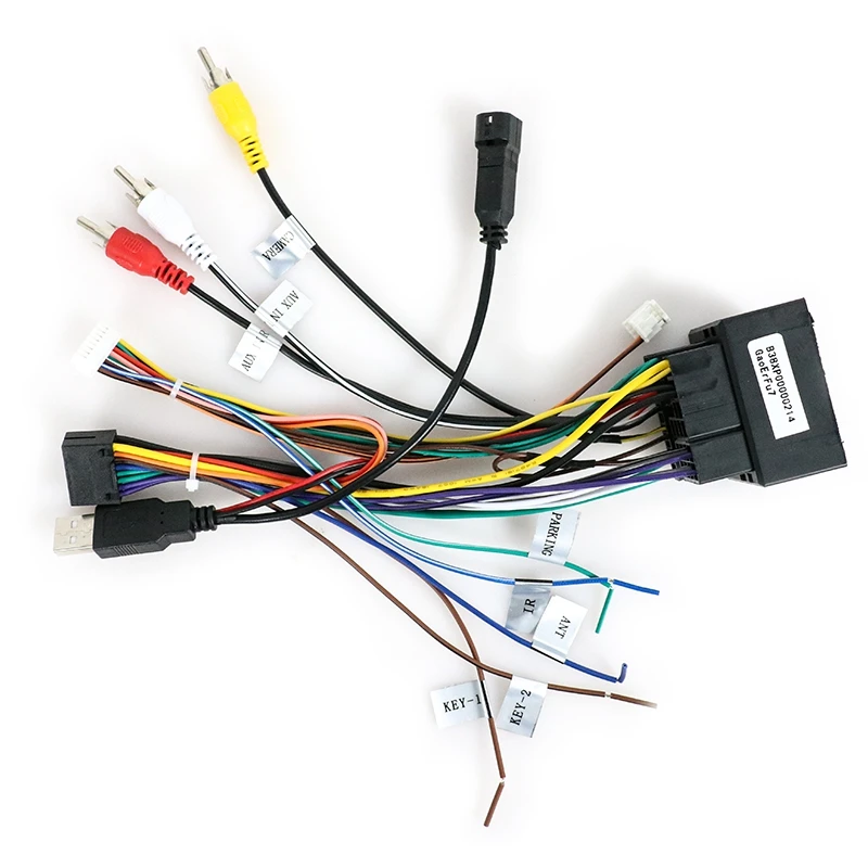 16 контактный жгут проводов автомобильный радиопроигрыватель кабель питания Plug