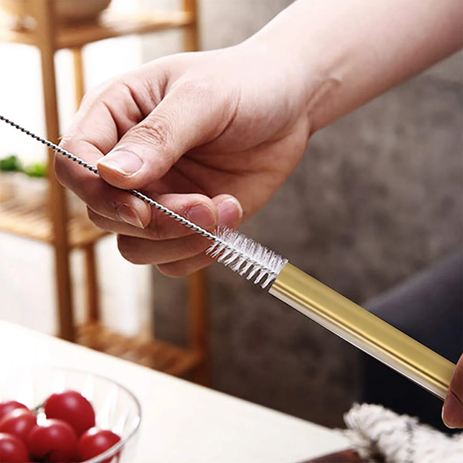 

Metal Bent Drinking Straws 304 Stainless Steel Straws Heart Shaped Reusable Straight Drinks Straws Party Bar Accessory