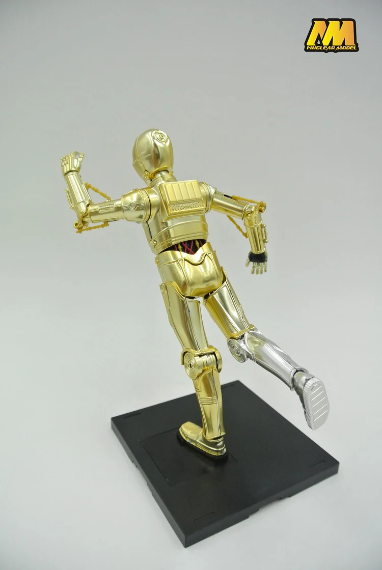 

NuclearModel Atomic model 1/12 Star Fight C-3PO Golden robot Assembly Action Figureals Model
