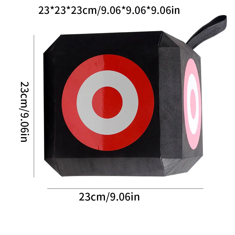 

6-sided 3D Dice Foam Target Portable Outdoor Archery Training Target Cube Foam Large Target Reusable Shooting Target Dropship