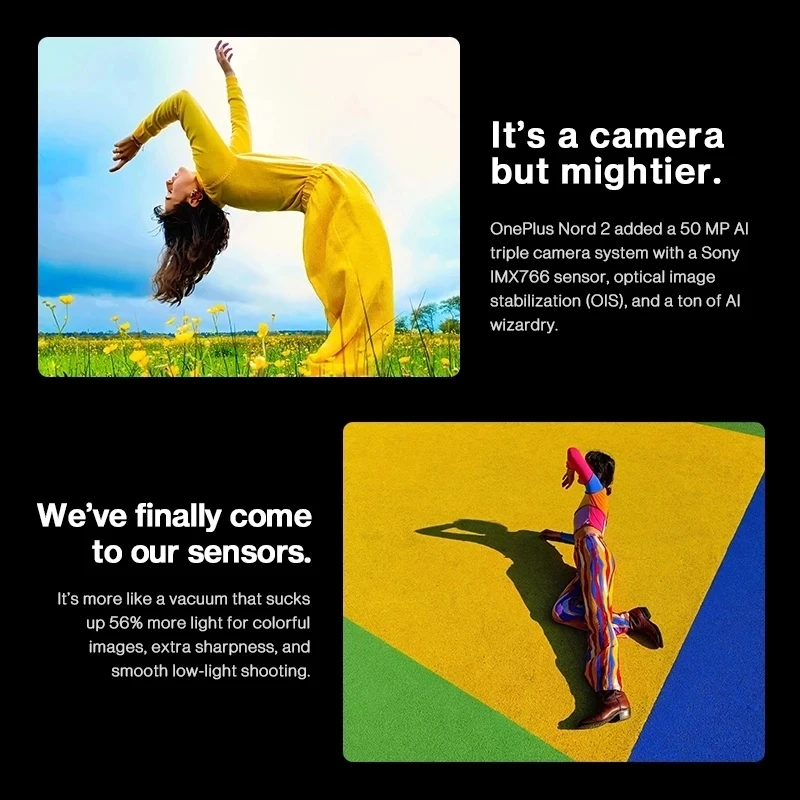 global version oneplus nord 2 5g smartphone mediatek dimensity 1200 ai 50mp ai camera warp charge 65w nord2 mobile phone free global shipping