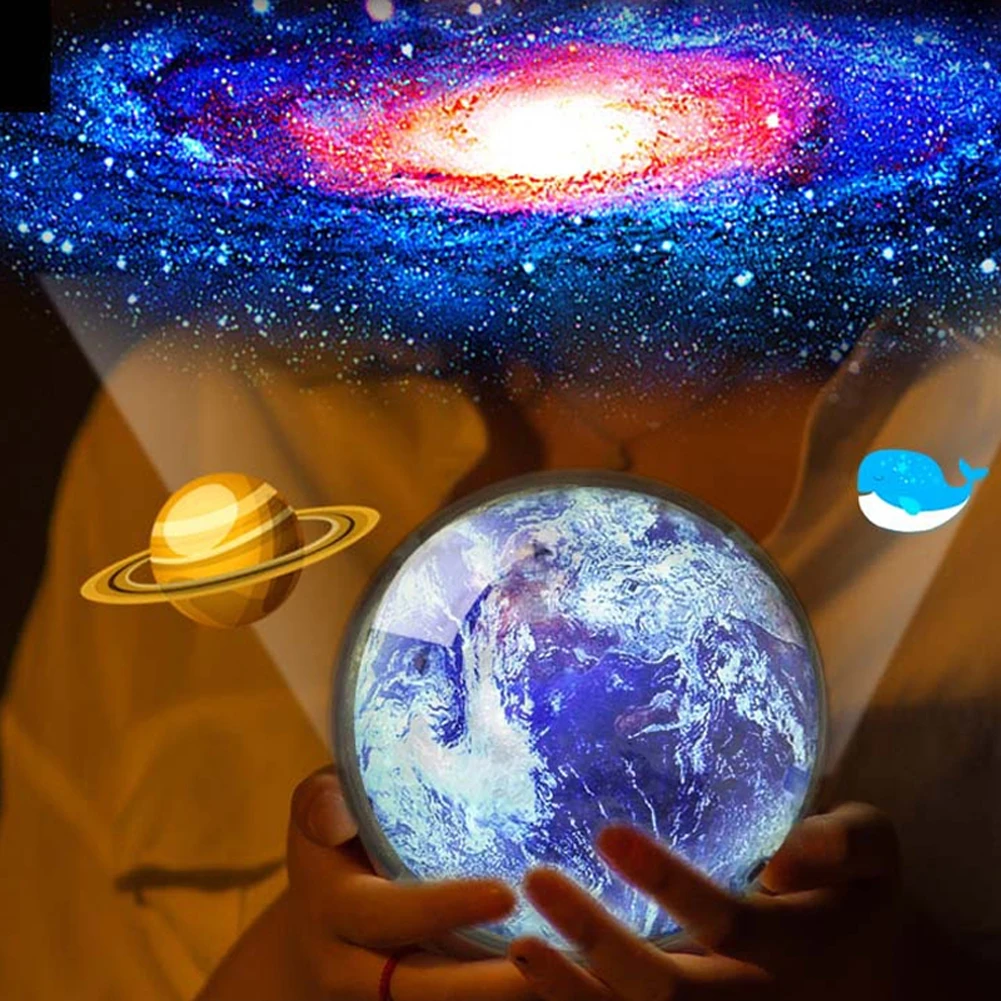 Ночник звездное небо планет волшебный свет s Звездный проектор Вселенная земля