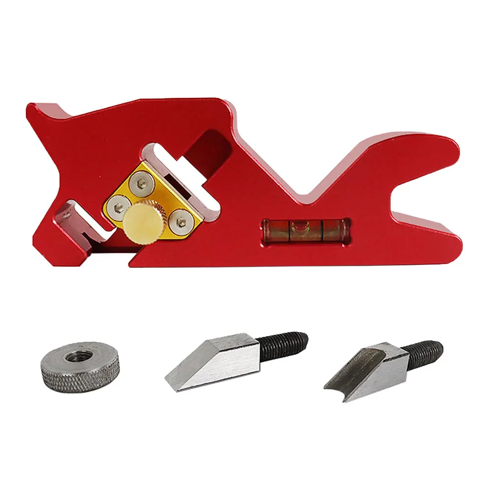 

45 Degree Adjustable Trimming Shaving Wiping Chamfer Plane Portable With Blade Level Professional Carpenter Woodworking Tool DIY