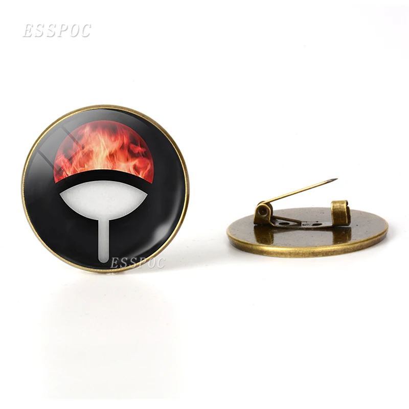 Аниме Sharingan значок глаз мультфильм брошь стеклянный кабошон купол ювелирные