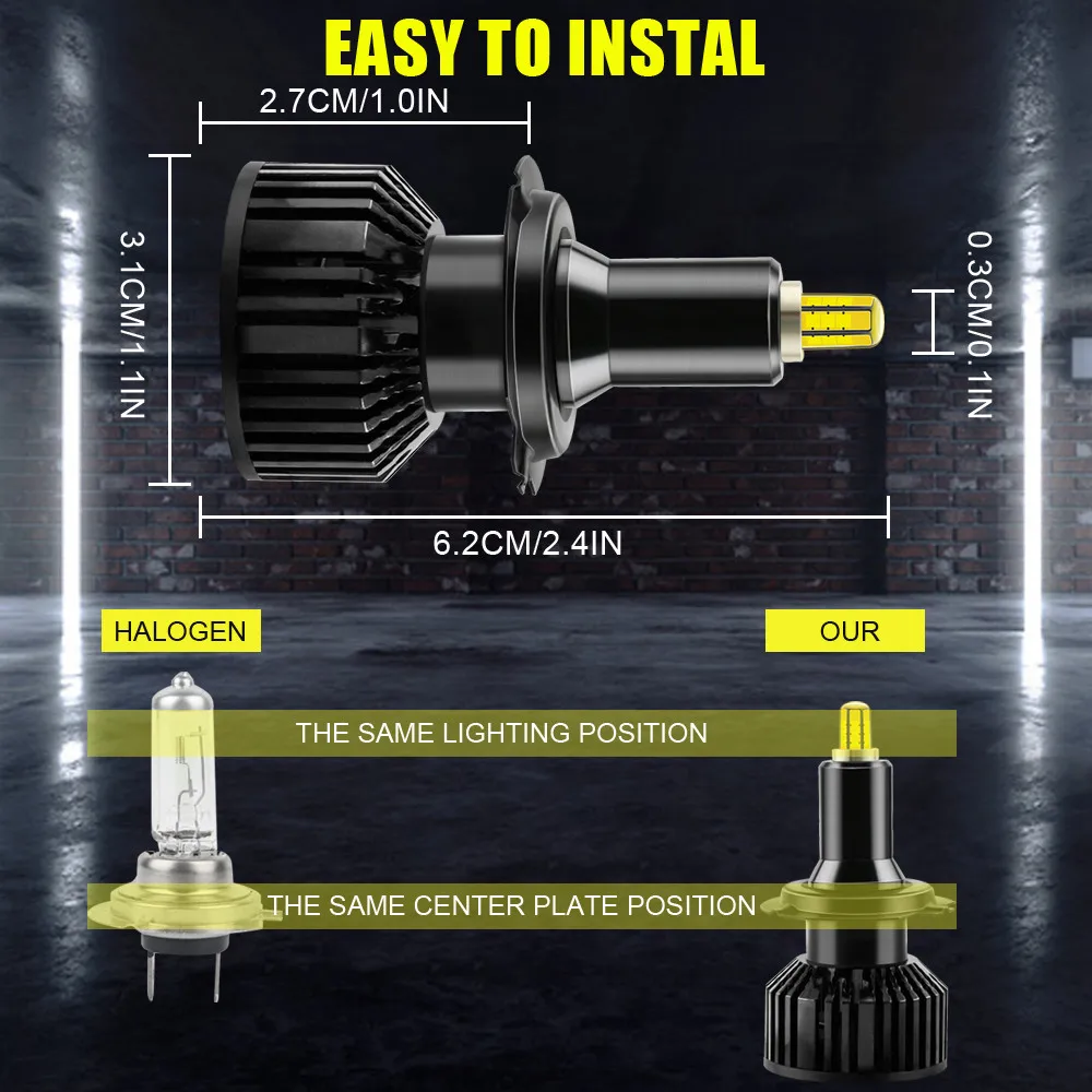

Car Lights 20000LM H11 LED Lamp for Car Headlight Bulbs H1 H8 9005 HIR2 9012 HB3 HB4 Turbo H7 LED Bulbs 12V Dropshipping 615