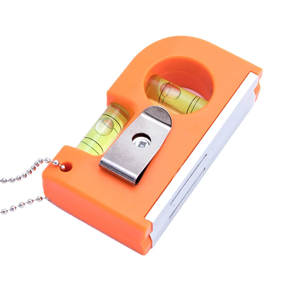 Professional Mini Level Ruler Bubble Clamp Practical Measuring Accurate Portable ABS Keychain Magnetic Base Easy Operate | Инструменты