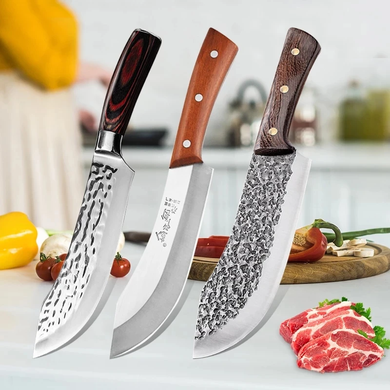 

Кухонный нож шеф-повара forgeding, кухонный нож из нержавеющей стали, нож мясника, нож для овощей, нож для рыбы