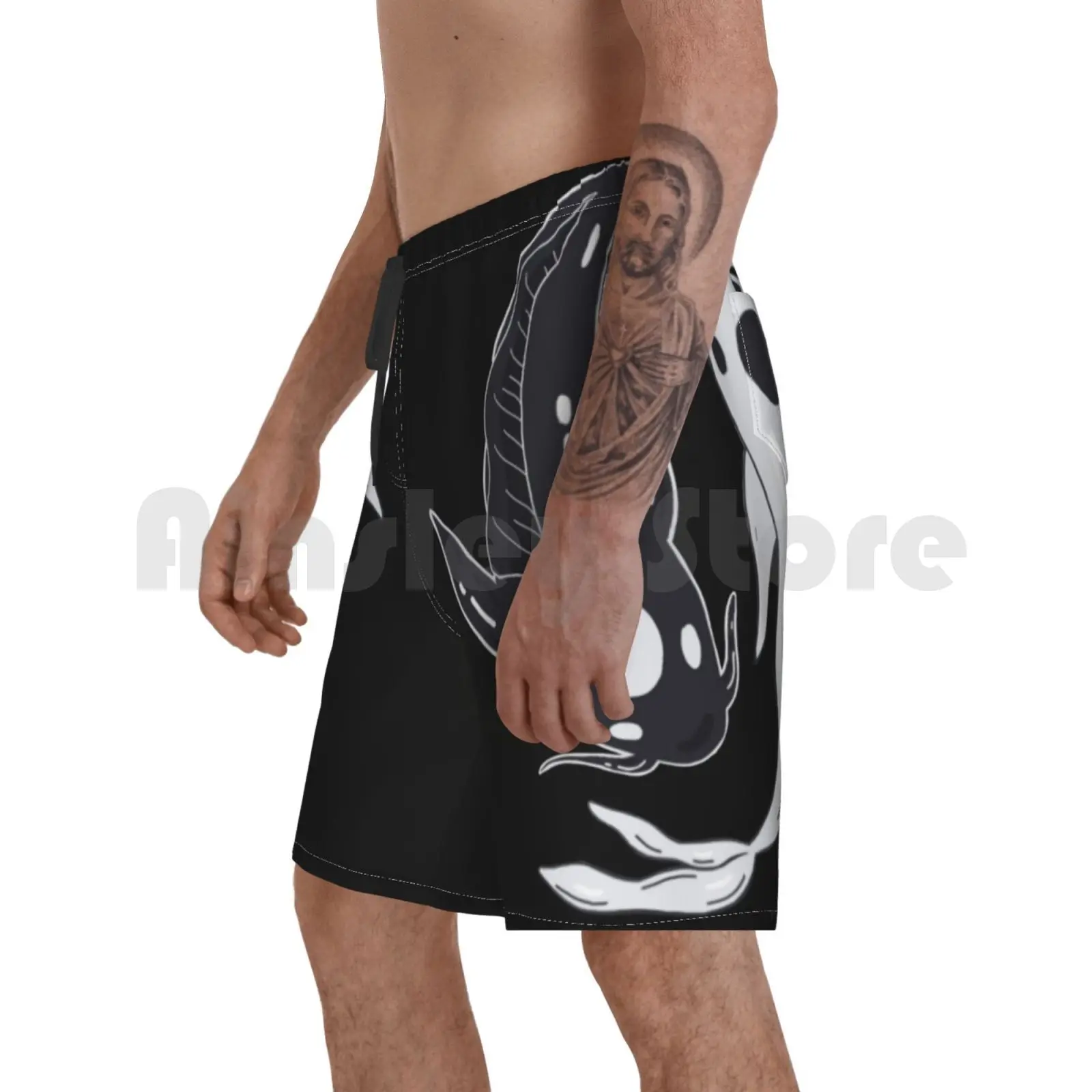 

Туи и Ла Пляжные шорты мужские пляжные шорты Плавание Мужские Шорты для купания об Аанге Аватар: Легенда Об Аанге Tui La Moon спирт океана