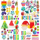 Набор антистрессовых игрушек, эластичные Струны для взрослых и детей, сжимаемые игрушки для снятия стресса, 47 моделей