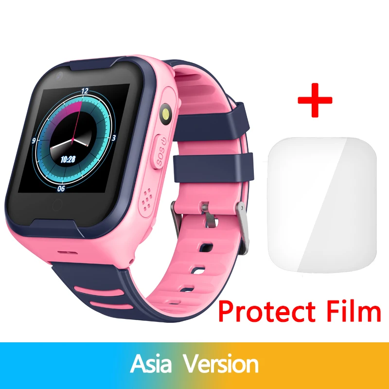 pink 3 Torntisc 1,4 дюймов ips экран 4G Дети gps Смарт часы AI SOS Видеозвонок 650 мАч долгое время ожидания дети Smartwatch для детей - Цвет: pink 3