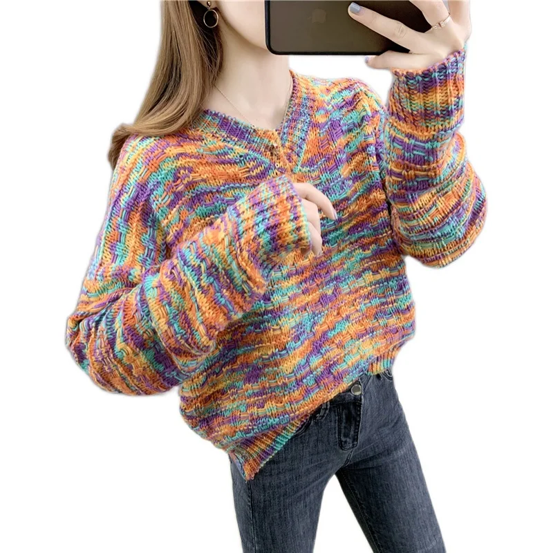 

In room 175385, 8 row 4 to film a new flower yarn v-neck brief paragraph turtleneck sweater [1001] 44