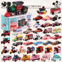 tomy cars dm kawaii donald duck mickey minnie retro vintage car valentines day alloy model toys scene props gift scene props