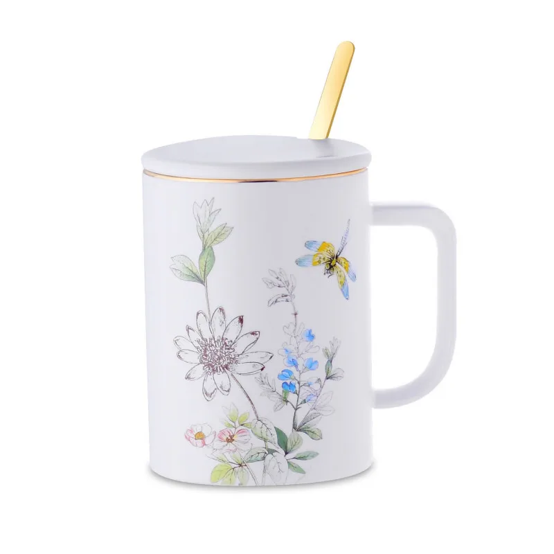 2020 креативная Персонализированная цветок Язык чашки Керамика Milk кафе кружка с