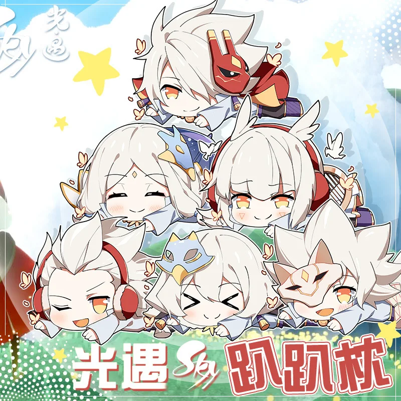 

Аниме игра небо светильник лая белая птица двухсторонняя Плюшевая Кукла мультфильм косплей Милая диванная подушка игрушка подарок подушка