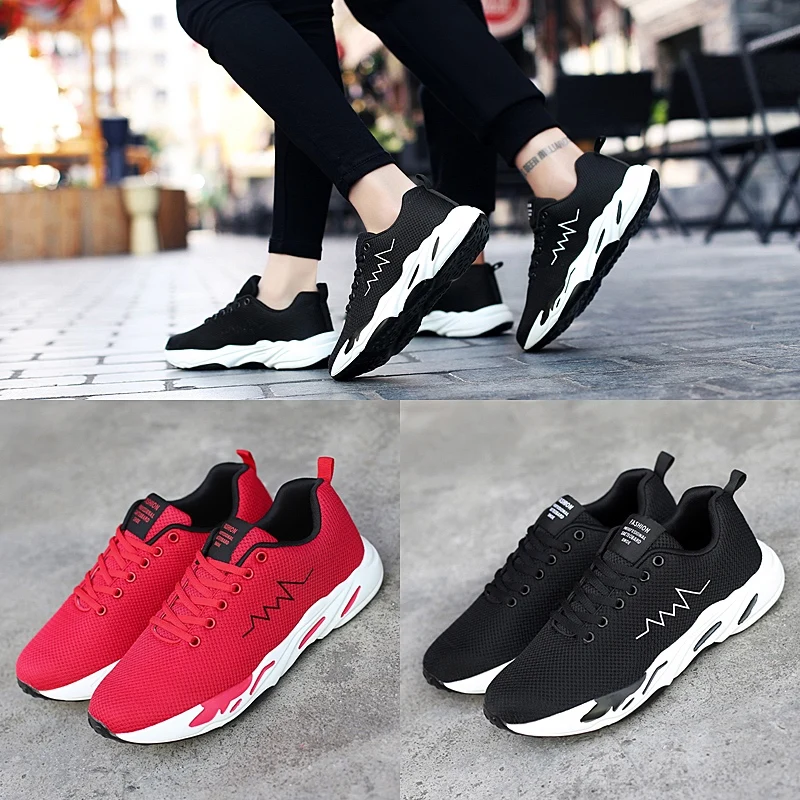 

Running shoes for men zapato tenis seguridad mujer Breathable mesh top sneaker rubber zapato tenis de seguridad mujer CN(Origin)