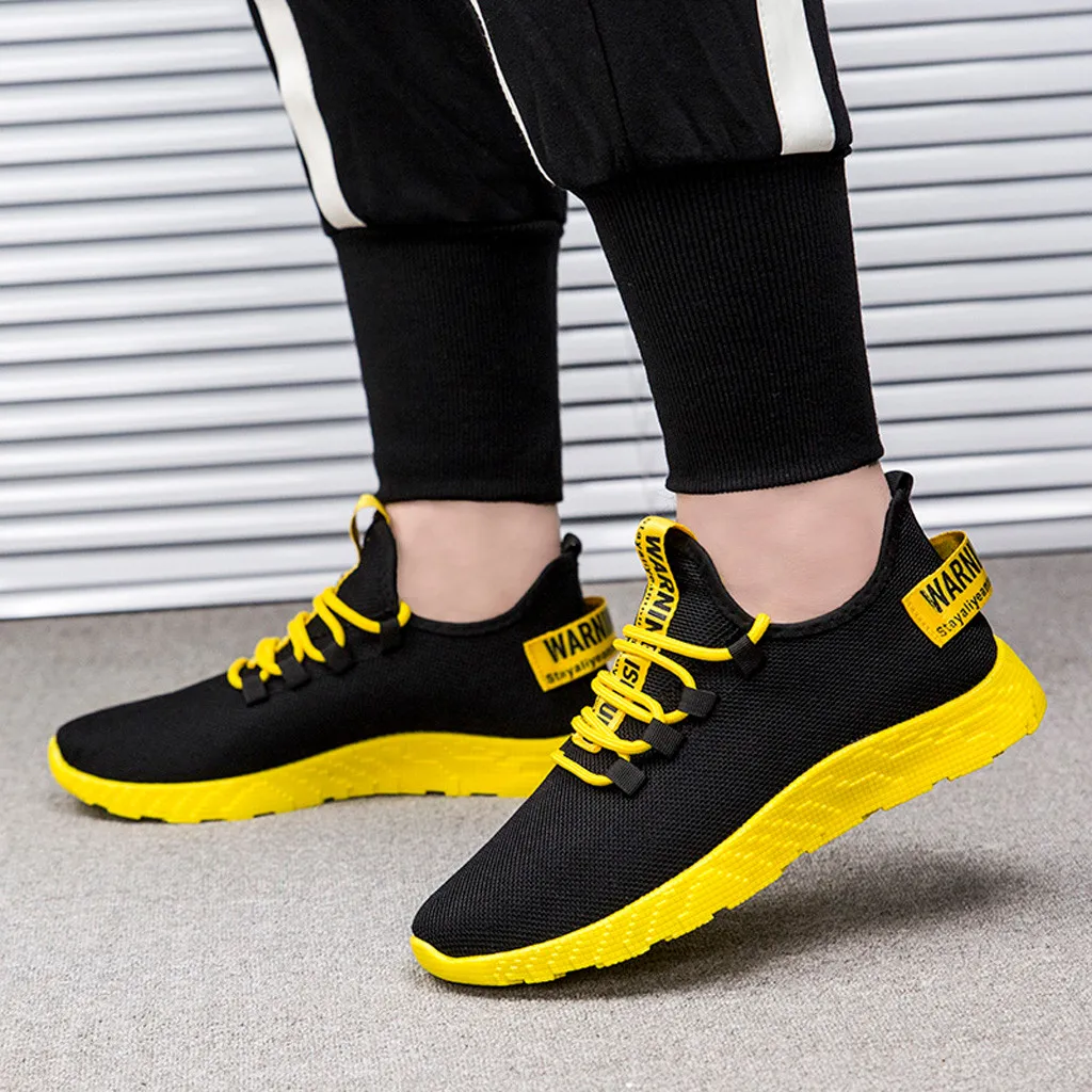 

Sneakers New Men Flying Weaving Running Shoes Tourist Shoes Leisure Sports Shoes Lightweight Breathable Mesh Running Shoes 2021