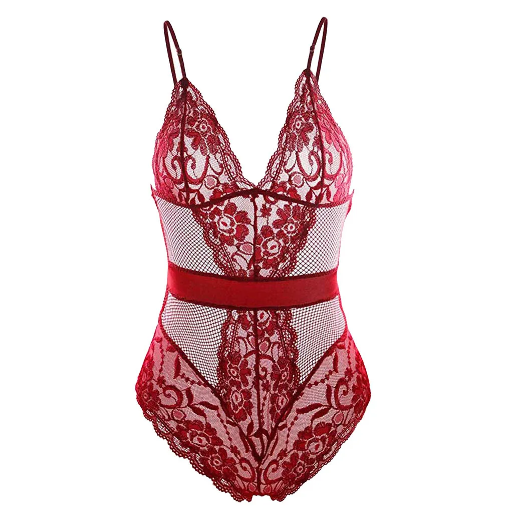 Женское атласное нижнее белье с V-образным вырезом | Тематическая одежда и