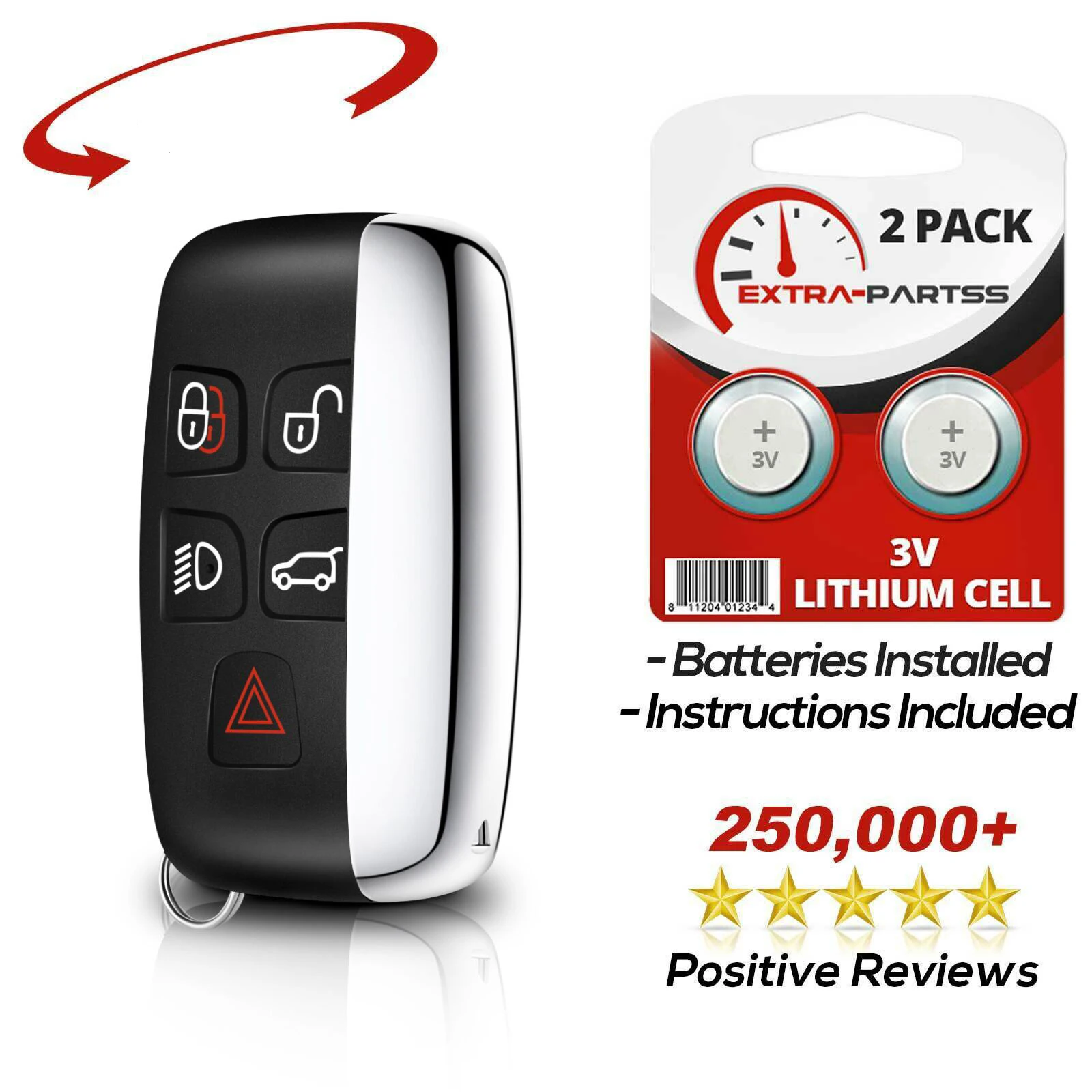 433/315 МГц умный дистанционный брелок для Land Rover Range Sport Evogue LR4 Luxury 2010 2015 оригинальные