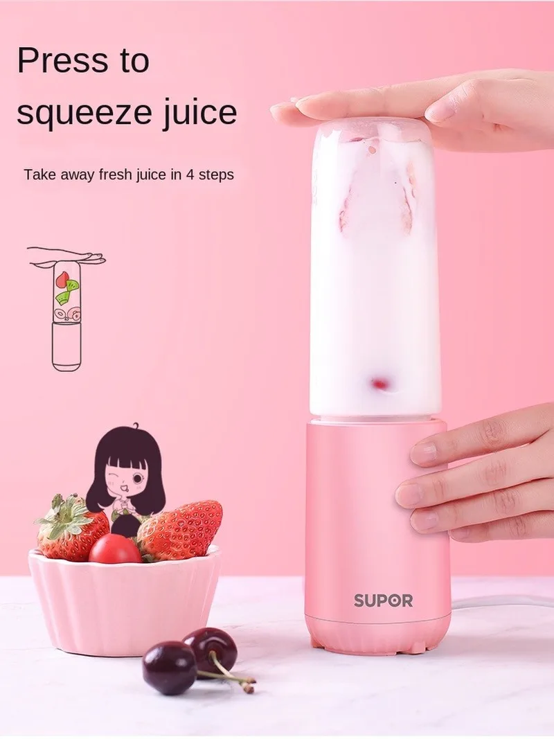 Соковыжималка Бытовая Автоматическая фруктовая маленькая многофункциональная