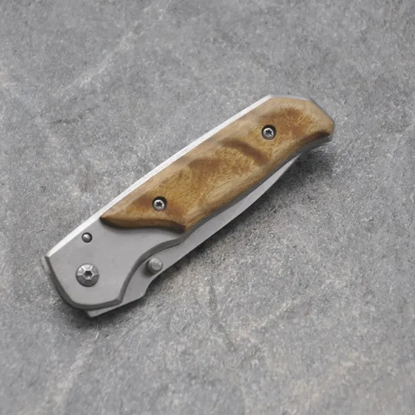 Фирменный черный титановый складной нож 7CR18MOV лезвие стальные ножи с ручкой