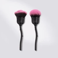 1pcs rose flower shape makeup brushes single loose paint powder foundation luxury make up tools
