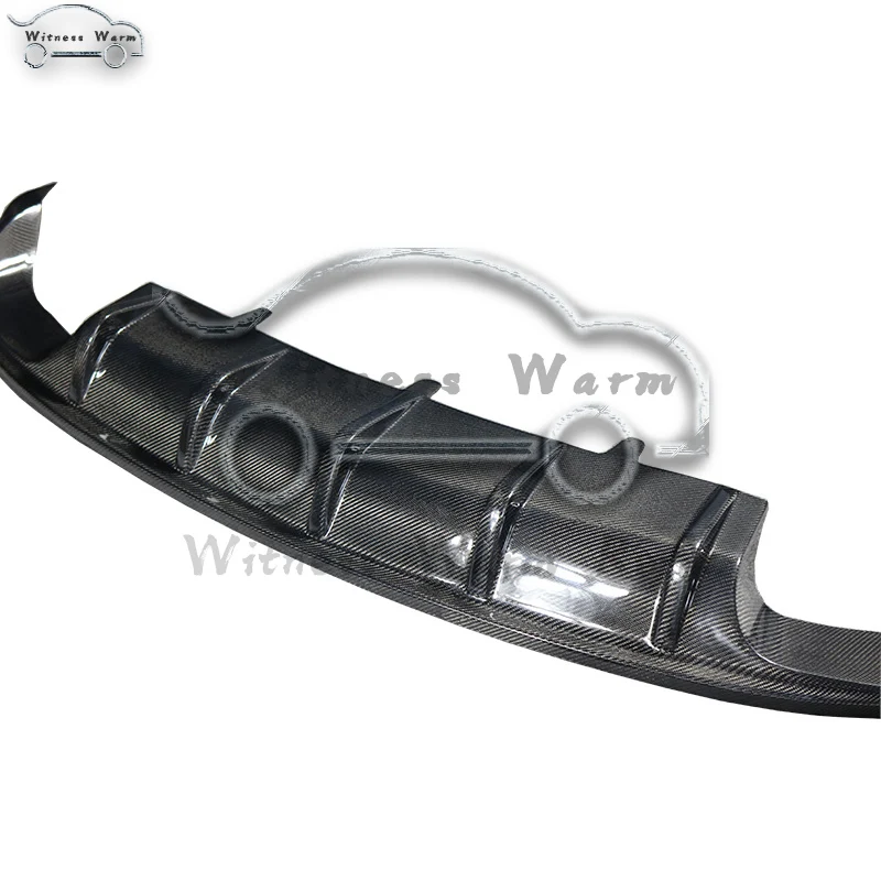 A7 диффузор из углеродного волокна губа на задний бампер спойлер для Audi Sline/S7