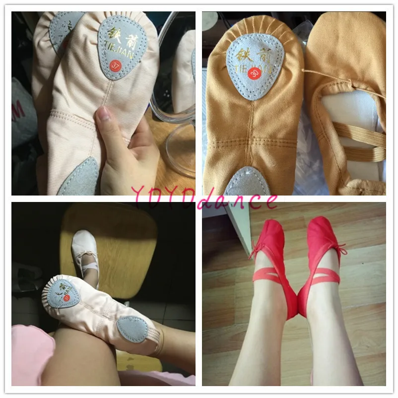 Балетки Детские парусиновые мягкая подошва для танца живота 7 цветов черные