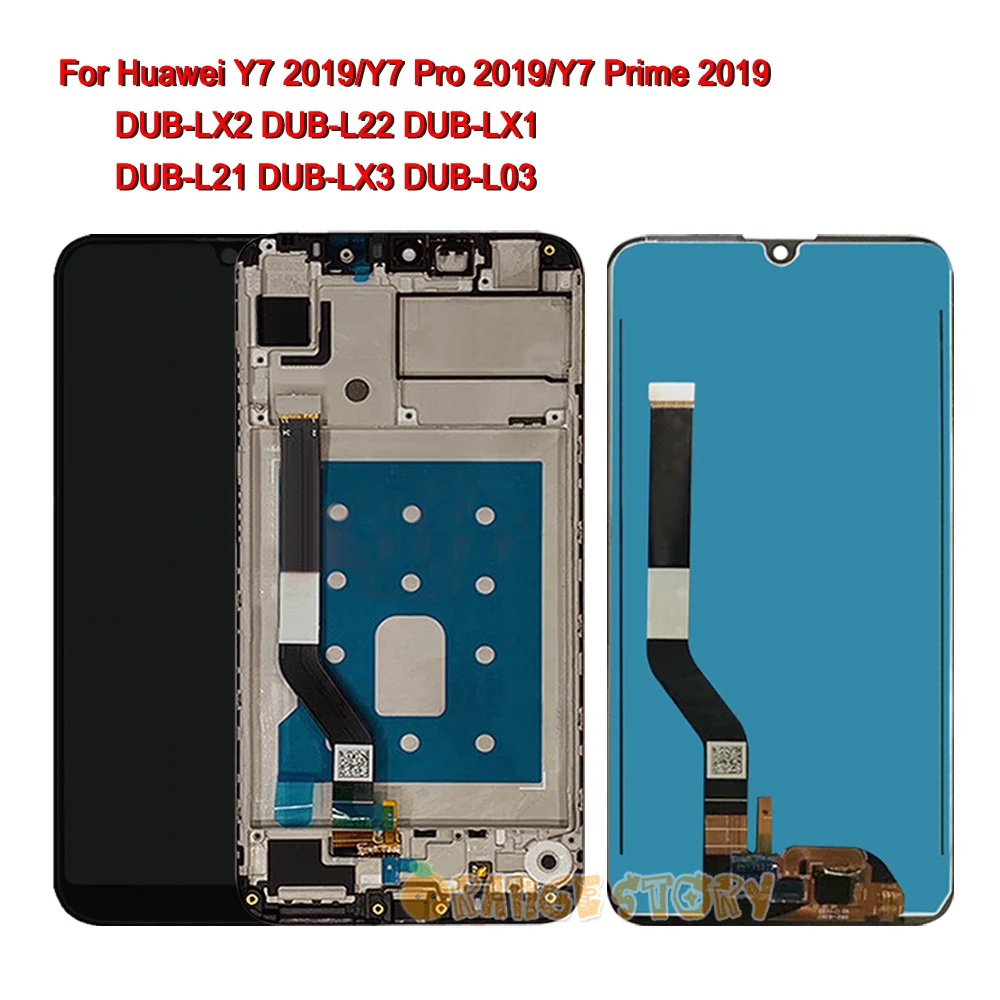 ЖК экран для Huawei Y7 рro рrime 2019 DUB LX3 L03LX1 LX2 L21 L22 цифровой преобразователь сенсорного
