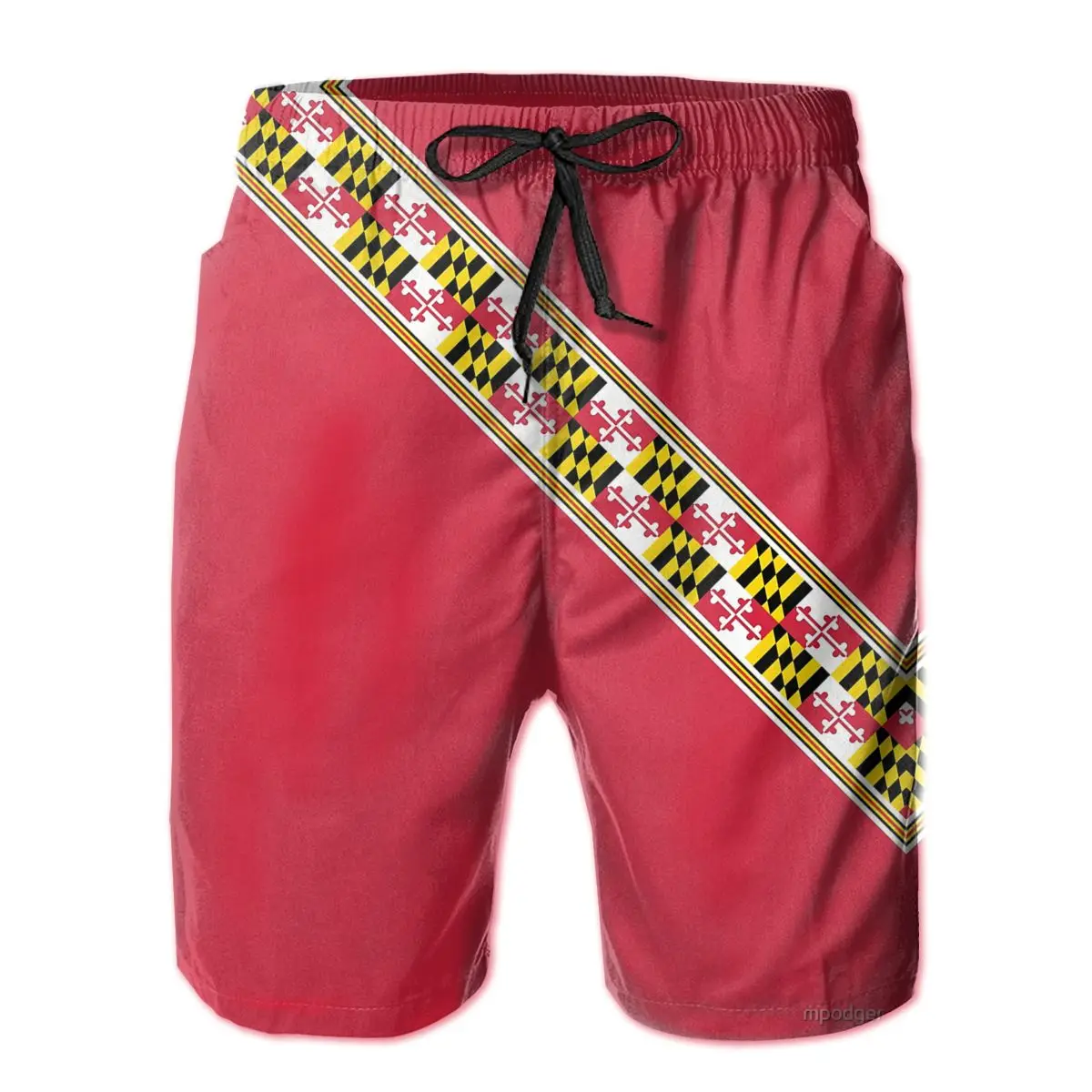 

Beach Breathable Quick Dry Humor Graphic R333 basketball Maryland State Flag Stickers Gifts And Products Hawaii Pants