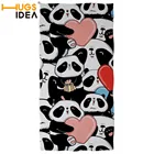 Быстросохнущее пляжное полотенце HUGSIDEA с милой пандой из микрофибры