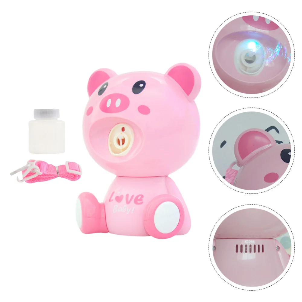 

1Pc Bubble Blower Cartoon Bubble Machine Animal Bubble Maker Without Battery