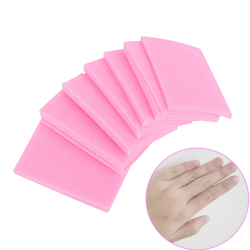 

100 Pcs Lint-Free Wipes Napkins Nail Polish Remover Gel Nail Wipes Nail Cutton Pads Manicure Pedicure Gel Tools