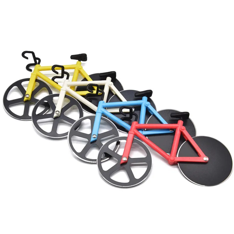 Нож для пиццы антипригарный велосипедный резак из нержавеющей стали колесо в