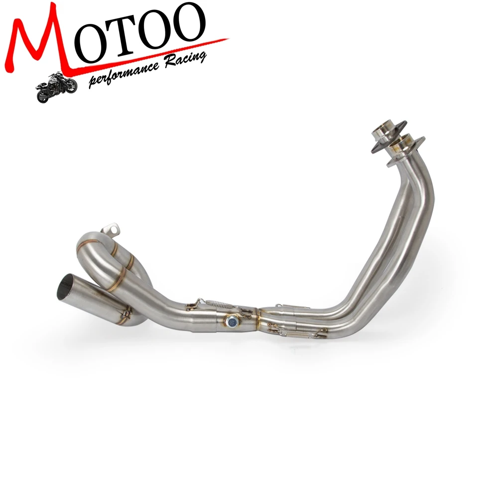 

Motorcycle Exhaust Modified Scooter Front Pipe Slip-On Full System For yamaha FZ07 MT-07 MT 07 2014-2017 XSR700 2016-2018
