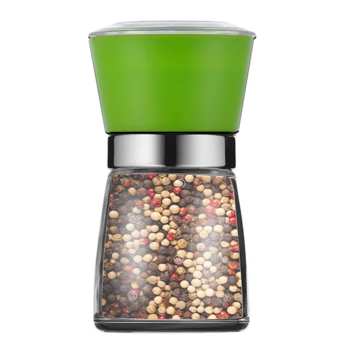 Регулируемый Керамический ротор и стеклянная мельница для перца шейкер
