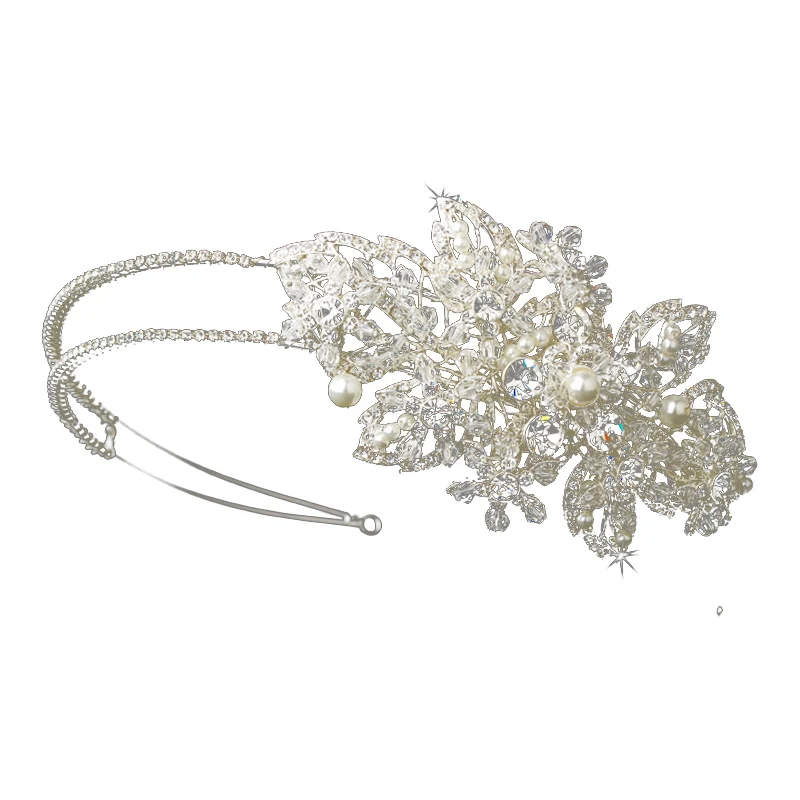 Дешевые Свадебные короны и тиара свадебные аксессуары для волос пышная королева