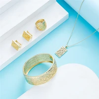 2021 may morocco hot selling accessories wedding jewelry set for women traditional jewelry set copper high quality jewelry set
