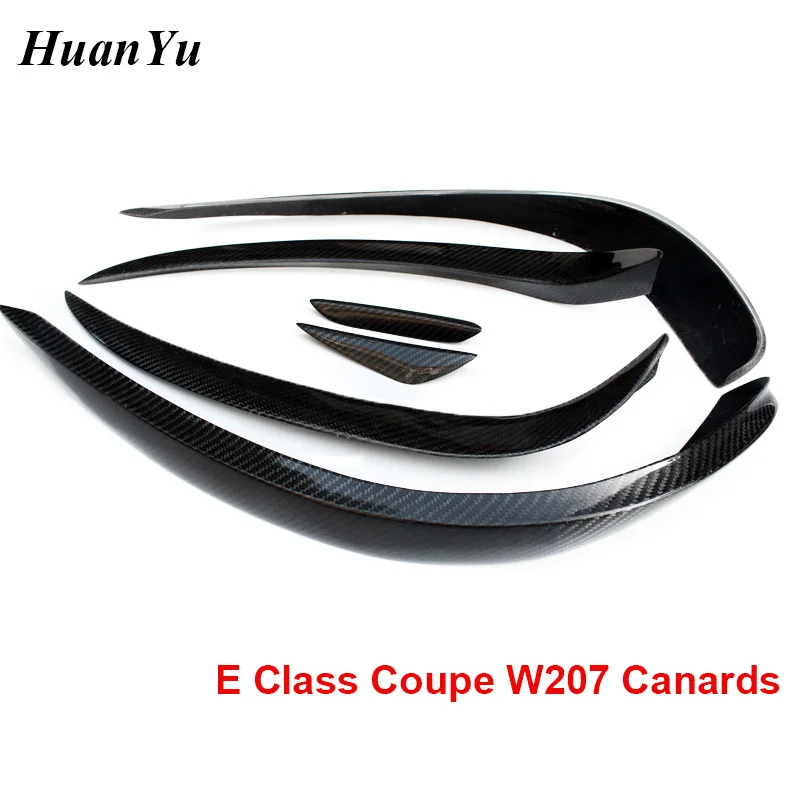 Передние удлинители для Mercedes benz E Class Coupe Sport C207 AMG 6 цветов углеродное волокно W207