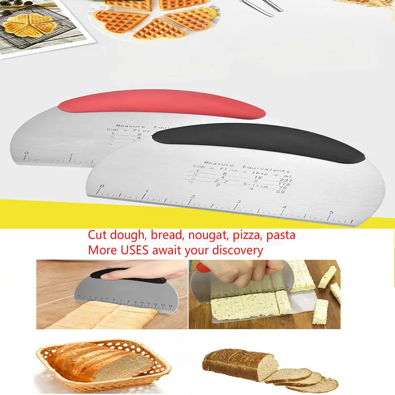 Резак для торта из нержавеющей стали резак пиццы теста шпатель масла инструмент