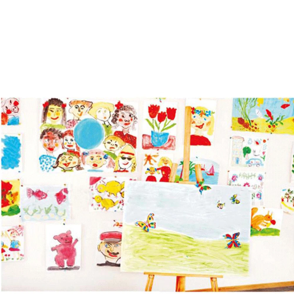 4x губчатая кисть для затенения с деревянной ручкой детей креативные DIY раннее