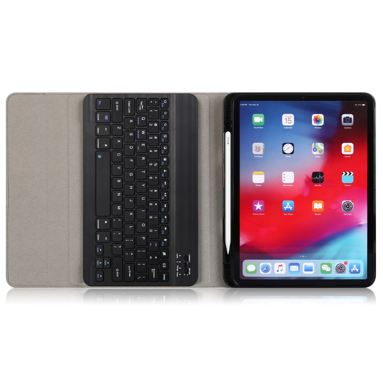 

Keyboard Case for iPad Pro 11 2020 Case with Keyboard Pencil Holder for iPad Pro 11 2nd Generation Bluetooth Keyboard Cover