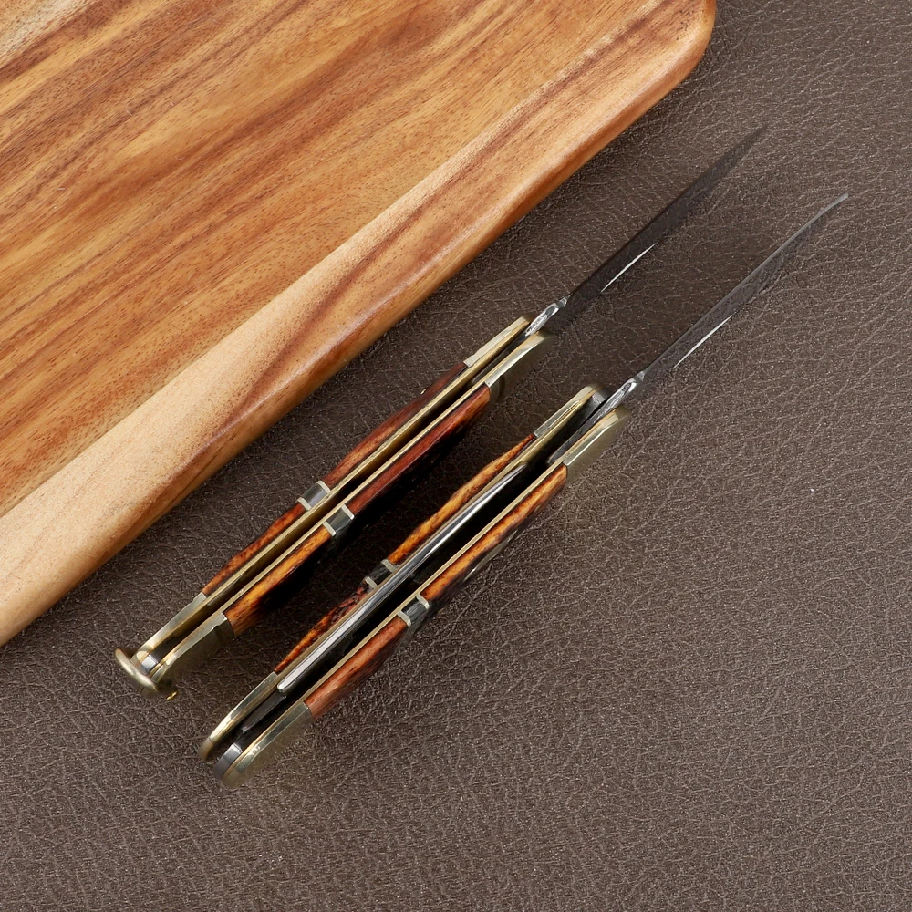 Sunfish складной многофункциональный охотничий нож с лезвием из стали 4116 оленьими