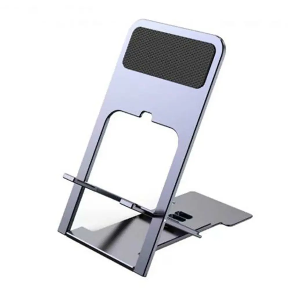 

Plate Stand Mini Portable Folding Vibrato Live Desktop Mobile Phone Stand New Metal Aluminum Alloy Desktop