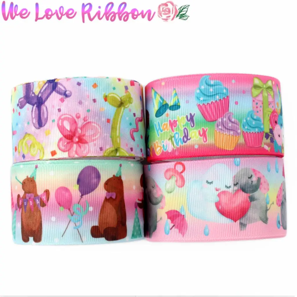 16 мм-75 мм красочный воздушный шар мультфильм слон Медведь кекс напечатанный