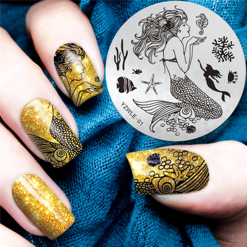 

New Fresh Willow Branch Owl Nail Art Templates Stamping Plate Design Lace Stamp Templates Plates Image Nail Stamping Plates 2021